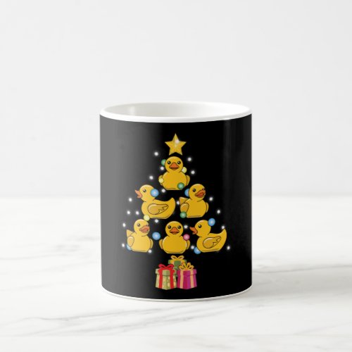 Ducky Rubber Duck Christmas Tree Coffee Mug