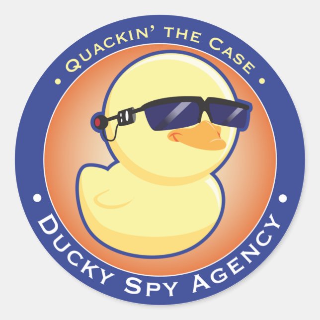 Ducky Spy Agency Sticker (Front)