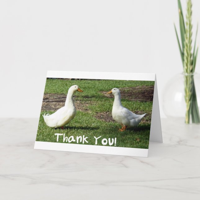 Ducky Thank You Card (Front)