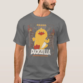 Duckzilla Funny Duck Attack by Tobe Fonseca T-Shirt