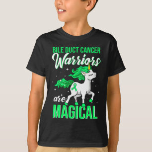 Duct Cancer Awareness Warrior Fun Unicorn  T-Shirt