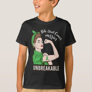 Duct Cancer Warrior Unbreakable Strong Women Survi T-Shirt