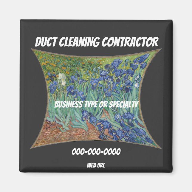 Duct Cleaning Business Staff Logo Ucdfr6125 Magnet (Front)