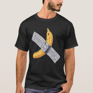 Duct Tape Banana Tape Art Pop Culture T-Shirt