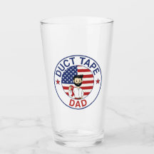 Duct Tape Dad - Beer Glass