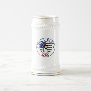 Duct Tape Dad - Beer Mug