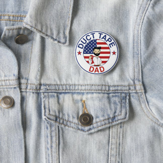 Duct Tape Dad - Button