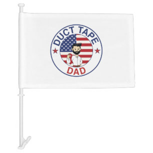 Duct Tape Dad - Car Flag