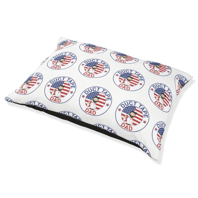 Duct Tape Dad - Dog Bed (Angled)