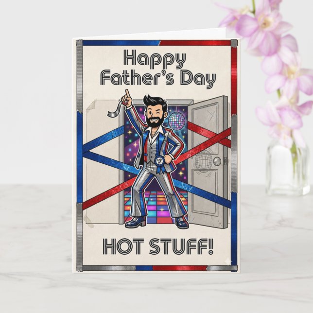 Duct Tape Dad - Father's Day Card (version 10) (Orchid)