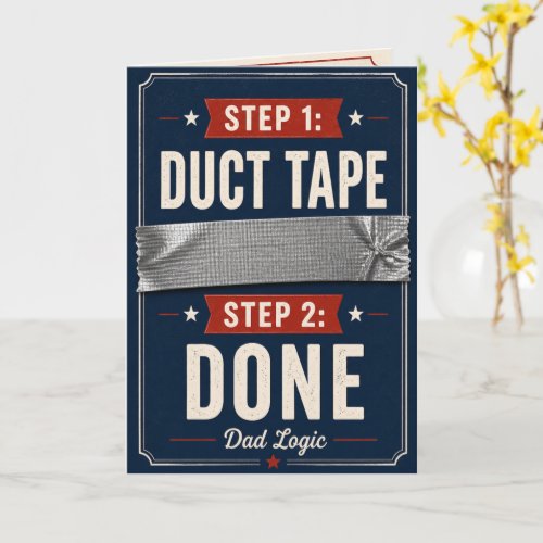 Duct Tape Dad - Father's Day Card (version 6)