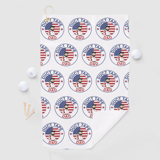 Duct Tape Dad - Golf Towel (InSitu)