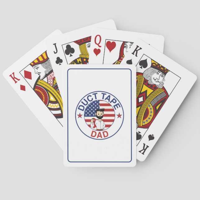 Duct Tape Dad - Playing Cards (Back)