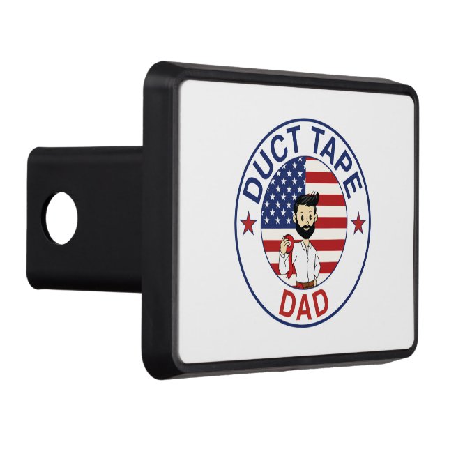 Duct Tape Dad - Trailer Hitch Cover (Right)