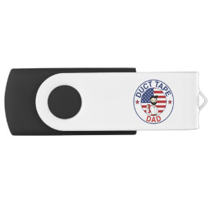 Duct Tape Dad - USB Swivel Flash Drive