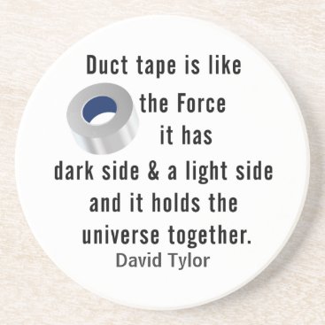 Duct Tape, Engineering humor Drink Coaster