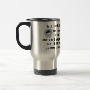 Duct Tape, Engineering humor Travel Mug