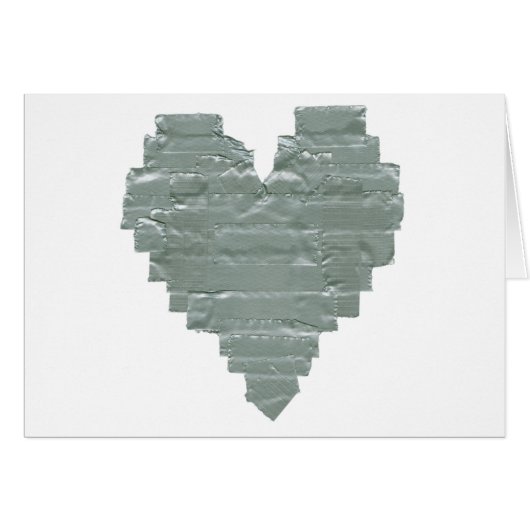 Duct Tape Heart Cards (Front Horizontal)