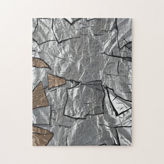Duct tape jigsaw puzzle (Vertical)