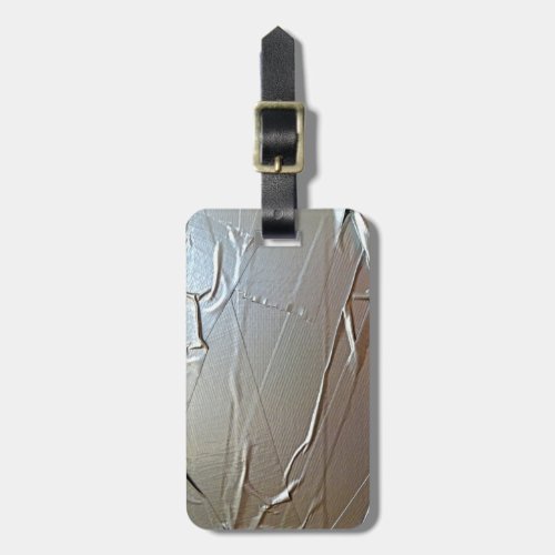 Duct Tape Look Luggage Tag