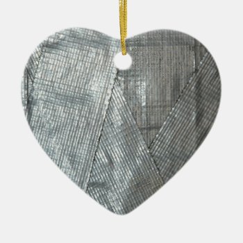 Duct Tape Love Ceramic Ornament by RedneckHillbillies at Zazzle