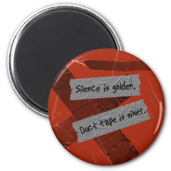 Duct Tape Magnet by ChiaPetRescue at Zazzle