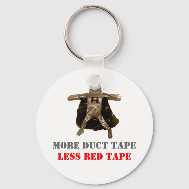 Duct Tape Man Keychain (Front)
