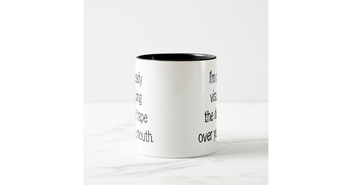 Duct Tape Two-Tone Coffee Mug | Zazzle