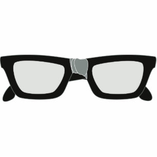 Duct Taped Glasses Cutout