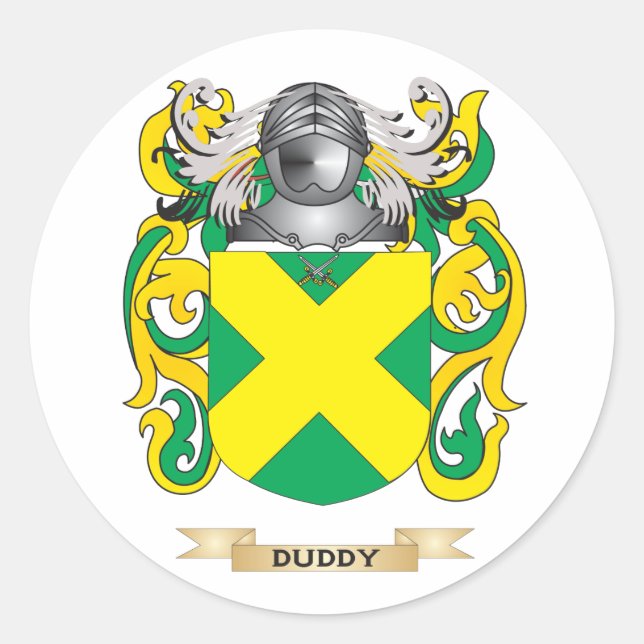 Duddy Coat of Arms Classic Round Sticker (Front)