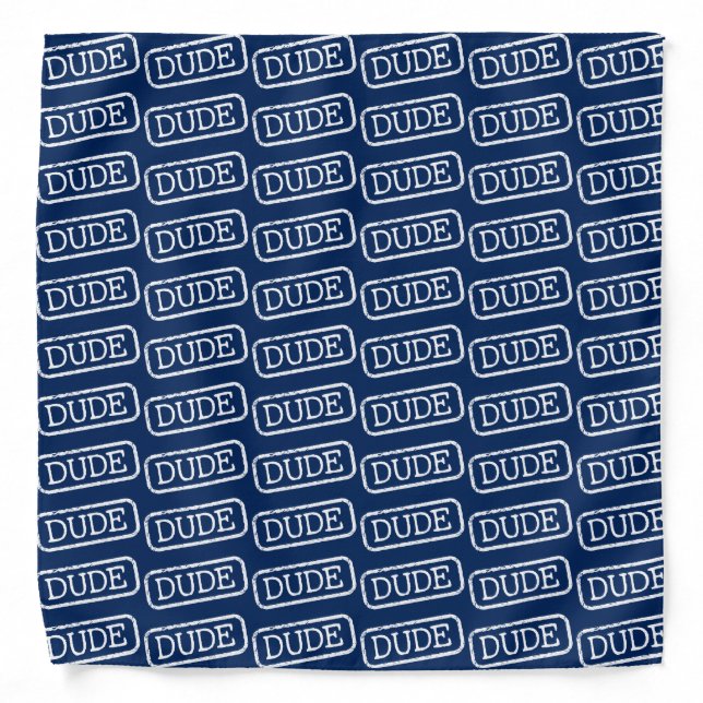 "DUDE" BANDANA (Front)