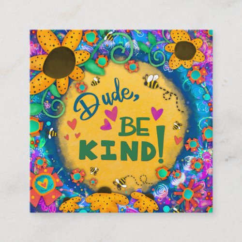 Dude Be Kind Inspirivity Bumblebee Kindness Cards
