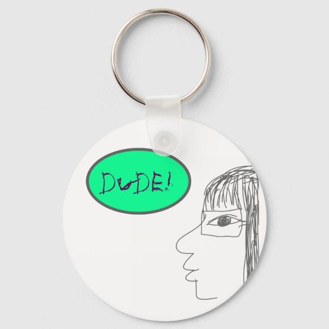 dude key chain wired (Front)