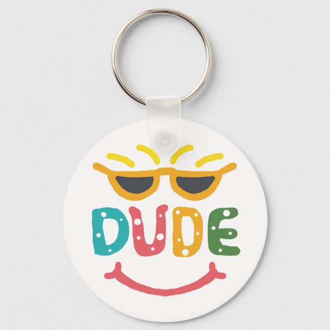 Dude Keychain (Front)
