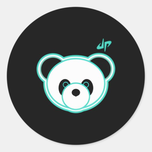 Dude Perfect Panda Classic Round Sticker