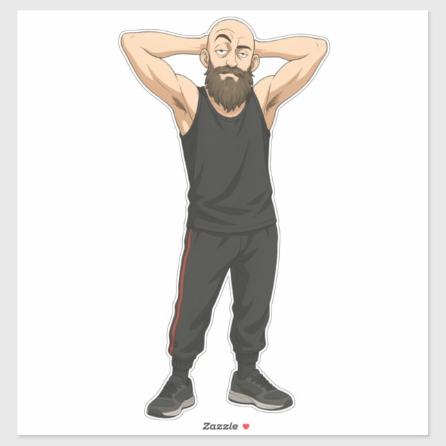 DuDe Relaxed Stance Sticker (Sheet)