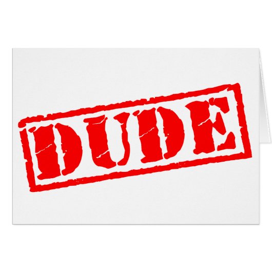 Dude Stamp Cards (Front Horizontal)