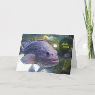 Dude, Thanks Card