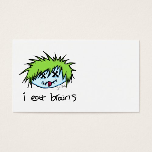 Dude Zombie Business Card Templates