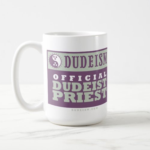 Dudeism Official Dudeist Priest Mug (Variation 2)