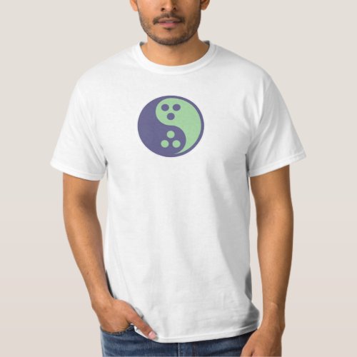 Dudeism Yin Yang Bowling Ball T-Shirt