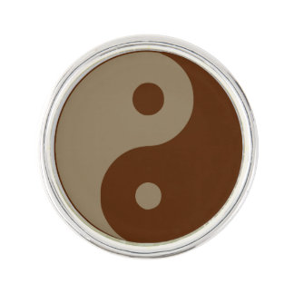 Dudeism Ying Yang lapel Pin Badge