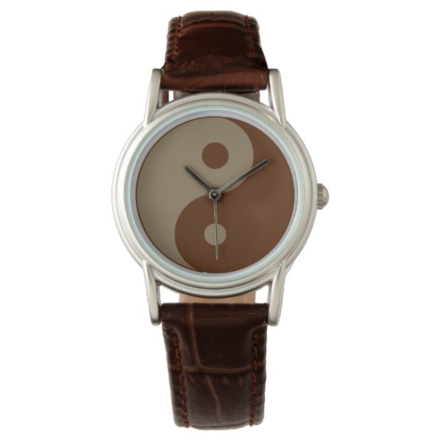 Dudeism Ying Yang Watch (Front)