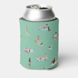 DUDES and DOGS BEACH Mint Can Cooler