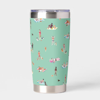 DUDES and DOGS BEACH Mint Insulated Tumbler