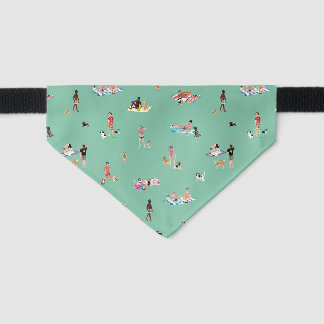 DUDES and DOGS BEACH Mint Pet Bandana Collar