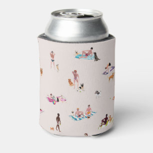 DUDES and DOGS BEACH Neutral Sand Can Cooler