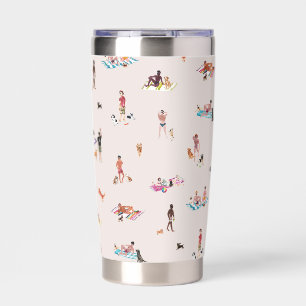 DUDES and DOGS BEACH Neutral Sand Insulated Tumbler