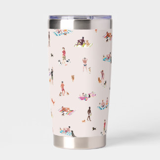 DUDES and DOGS BEACH Neutral Sand Insulated Tumbler