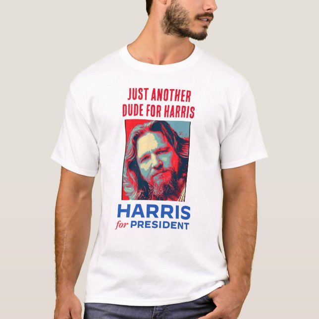Dude's for Harris t-shirt (Front)